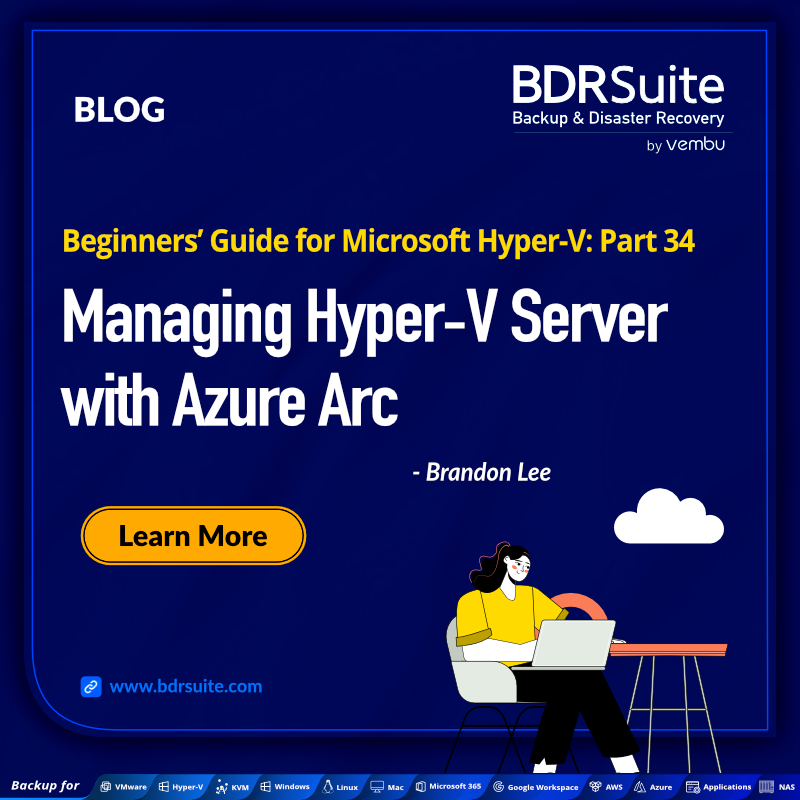 Dive into the seamless integration of #Azure Arc! Discover how effortlessly you can onboard and manage your #HyperV #server, unlocking a suite of capabilities for enhanced control and efficiency. zurl.co/WCy6 #AzureArc #ServerManagement