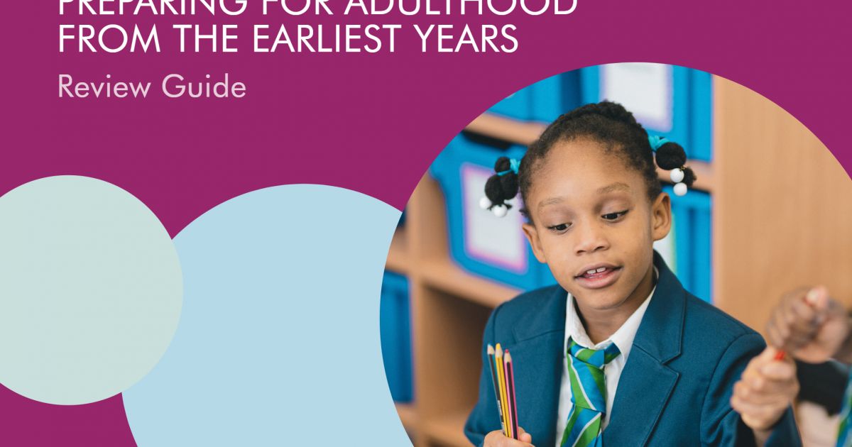 The Preparing for Adulthood from the Earliest Years Review Guide, helps practitioners support their work in preparing disabled children & young people & those with #SEN for the next stage of their learning & development & into adulthood. buff.ly/3Pf8sJ8 @WholeSchoolSEND