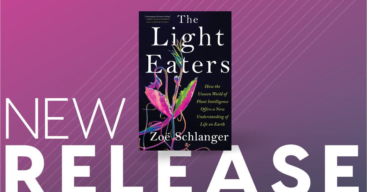 Award-winning environment and science reporter @zoeschlanger delivers a groundbreaking work of popular science that probes the hidden world of the plant kingdom and reveals the capabilities of the green life all around us. #TheLightEaters is now on sale! bit.ly/44ugGWs