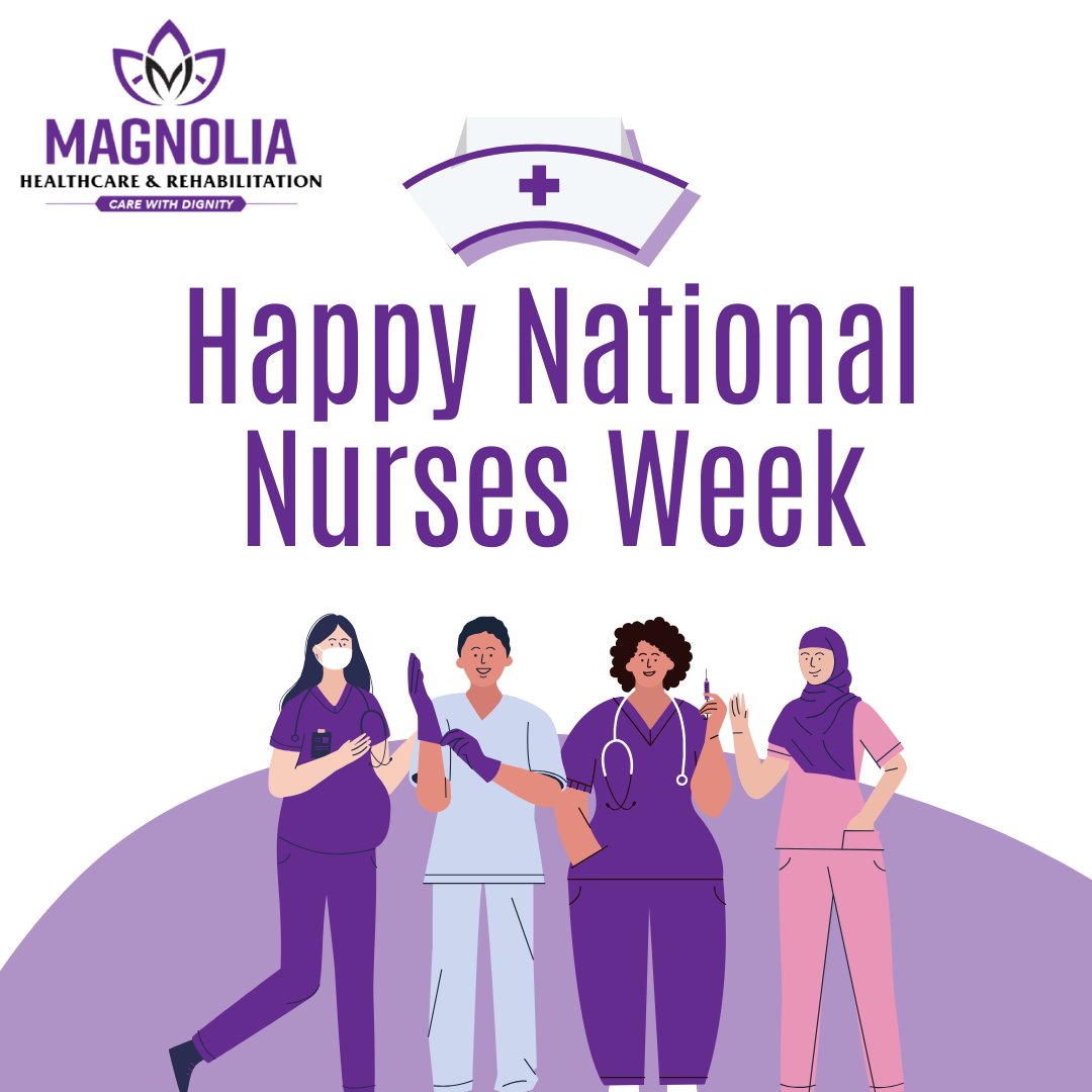 Here's to the heroes in scrubs! Happy National Nurses Week to the compassionate caregivers who light up lives with their dedication and kindness. #NursesWeek #HealingHands