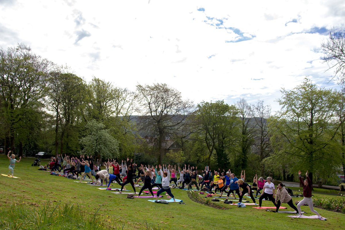 Did you attend 'Yoga in the Park' on Sunday? 🧘‍♀️☀️ Nearly 70 people arrived at Whitaker Park on Sunday morning to take part in the FREE 'Yoga in the Park' session, hosted by @RLTrust. RLT will be hosting more sessions every Sunday throughout May. 🌟🌳