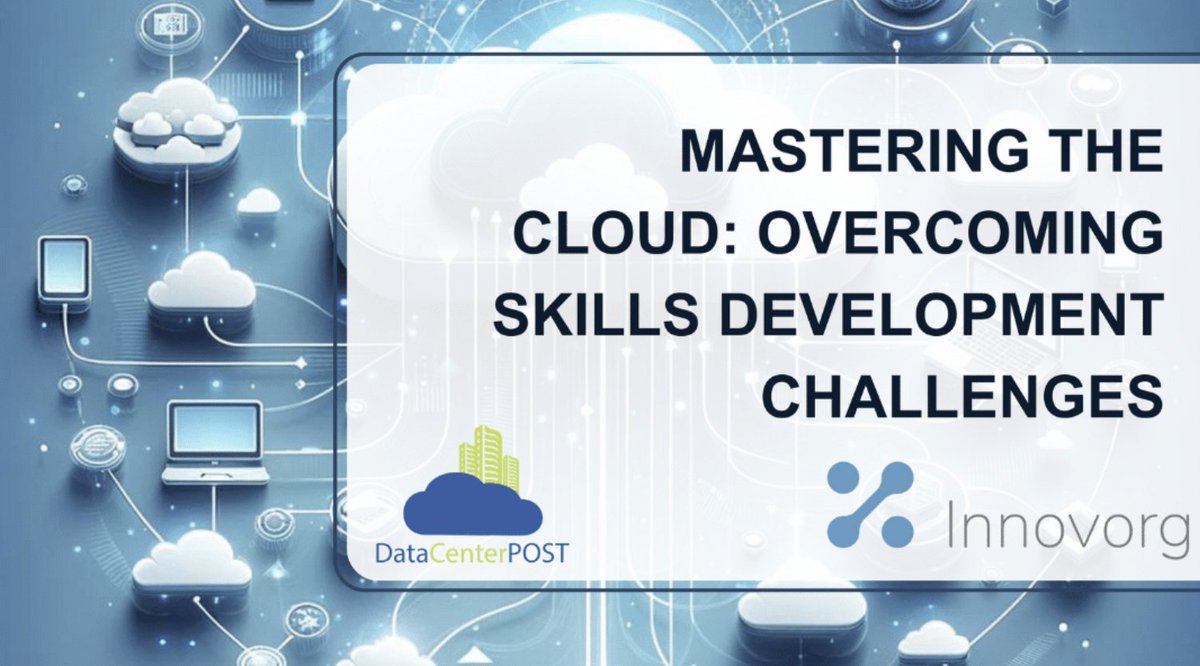 Innovorg elaborates on McKinsey & Company's study highlighting the looming skills gap within the cloud industry for 87% of companies globally. Discover more details on @datacenterpost: ow.ly/bZvO50RyKOC #CloudTechnology #SkillsShortage #Innovation
