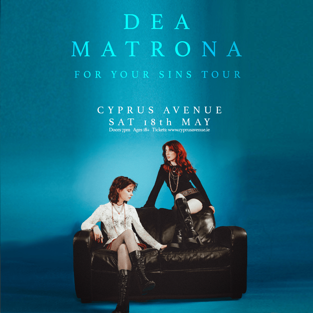 Talented Irish rock duo Dea Matrona are performing live at Cyprus Avenue. These two are a must see live, so don't forget to get your tickets at cyprusavenue.ie @deamatronaband #deamatrona #Cork