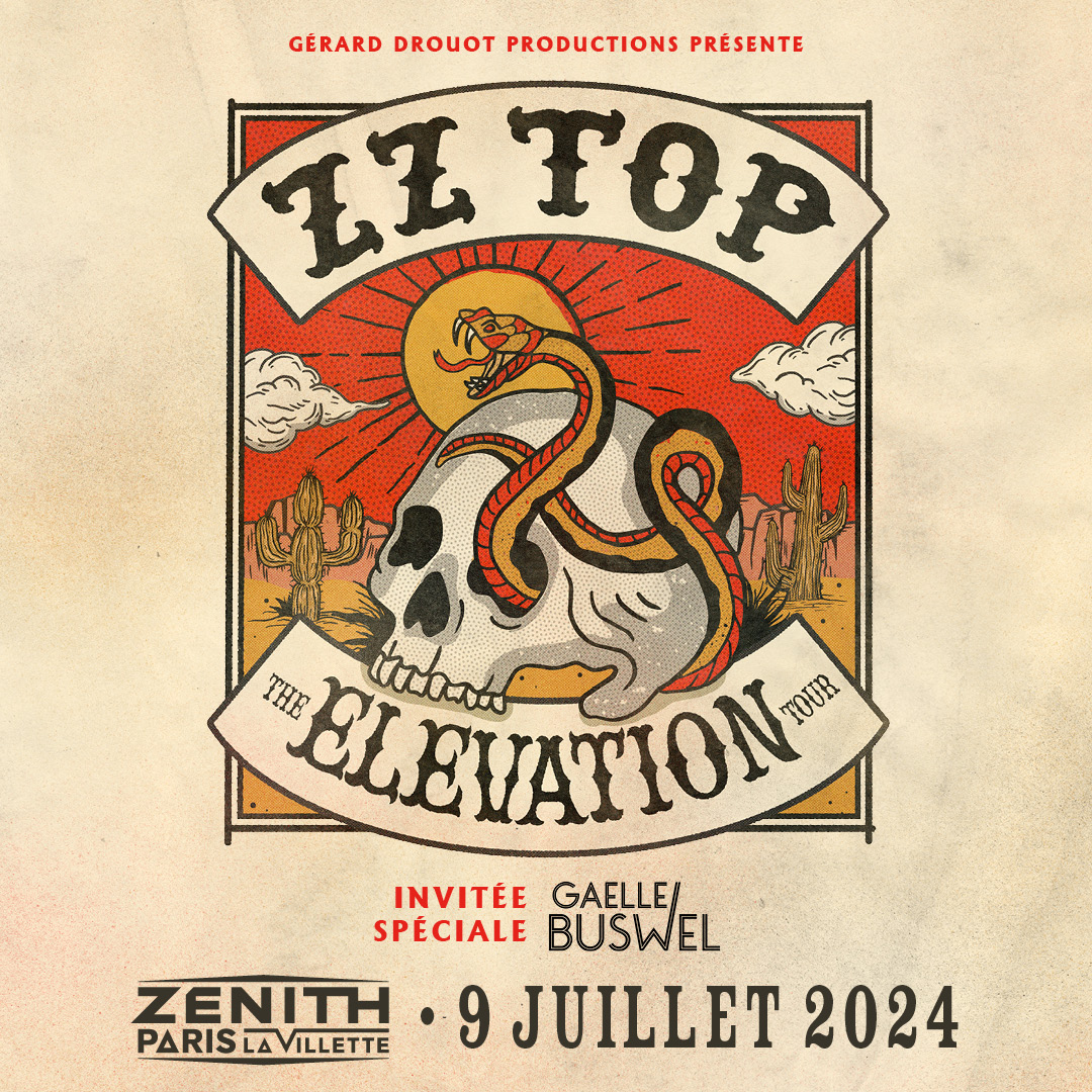 We've got another exciting show to announce! The Boys will be in Paris featuring the talented Gaelle Buswel this July. Tickets and more information can be found at ZZTop.com/Tour 🎸