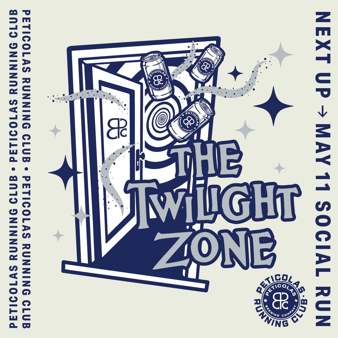 Bikes welcome at the weekend social run. What would you expect from a Twilight Zone ride? Get a glass with this image, 3 beers and breakfast by stepping into another dimension…. runsignup.com/Race/TX/Dallas…