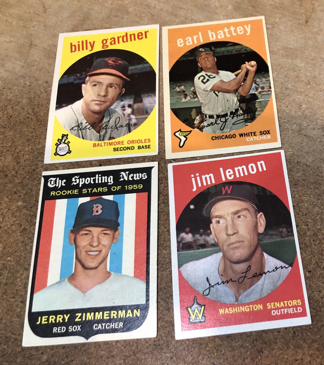 Filling in my 1959 Topps set, “They Soon Will Be Twins” edition! Cc: ⁦@thedanjurgens⁩ @sparky, ⁦@AnthonyMeinz⁩ 👇⚾️