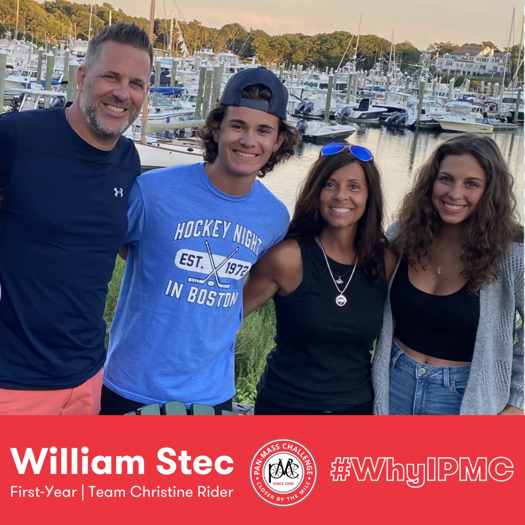 Read today's #WhyIPMC guest blog with First-Year, Team Christine Rider, William Stec. He shares Team Christine's motto - 'its a good day to have a good day.' Click here to read why William will be riding in his first PMC! bit.ly/3wh6XpM #PMC2024 #OneInABillion