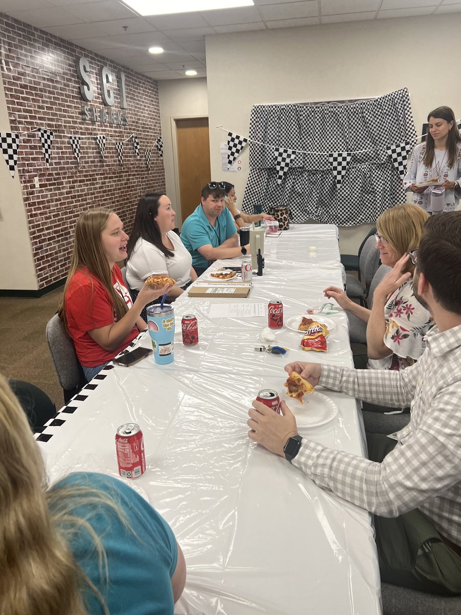 SCI_PTO's tweet image. Staff Appreciation week continued with a little lunch today. 🍕