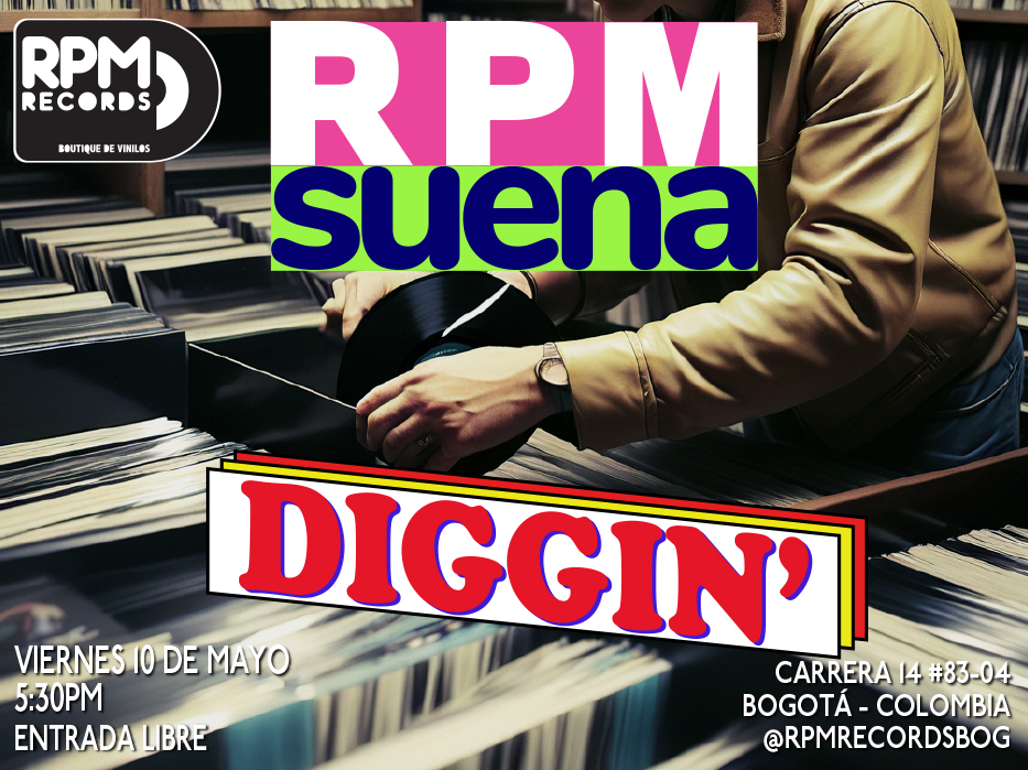 RPMRecordsBOG's tweet image. Este viernes, nuevo #RPMsuena 🎉🎉🎉

El #digging nunca para, siempre hay ganas de más música en vinilo, por eso #bichoprod estará sonando sus nuevos descubrimientos en oro negro.

Invitadísimxs desde las 5.30pm, entrada libre.

#apoyalolocal #lamusicaesmireligion