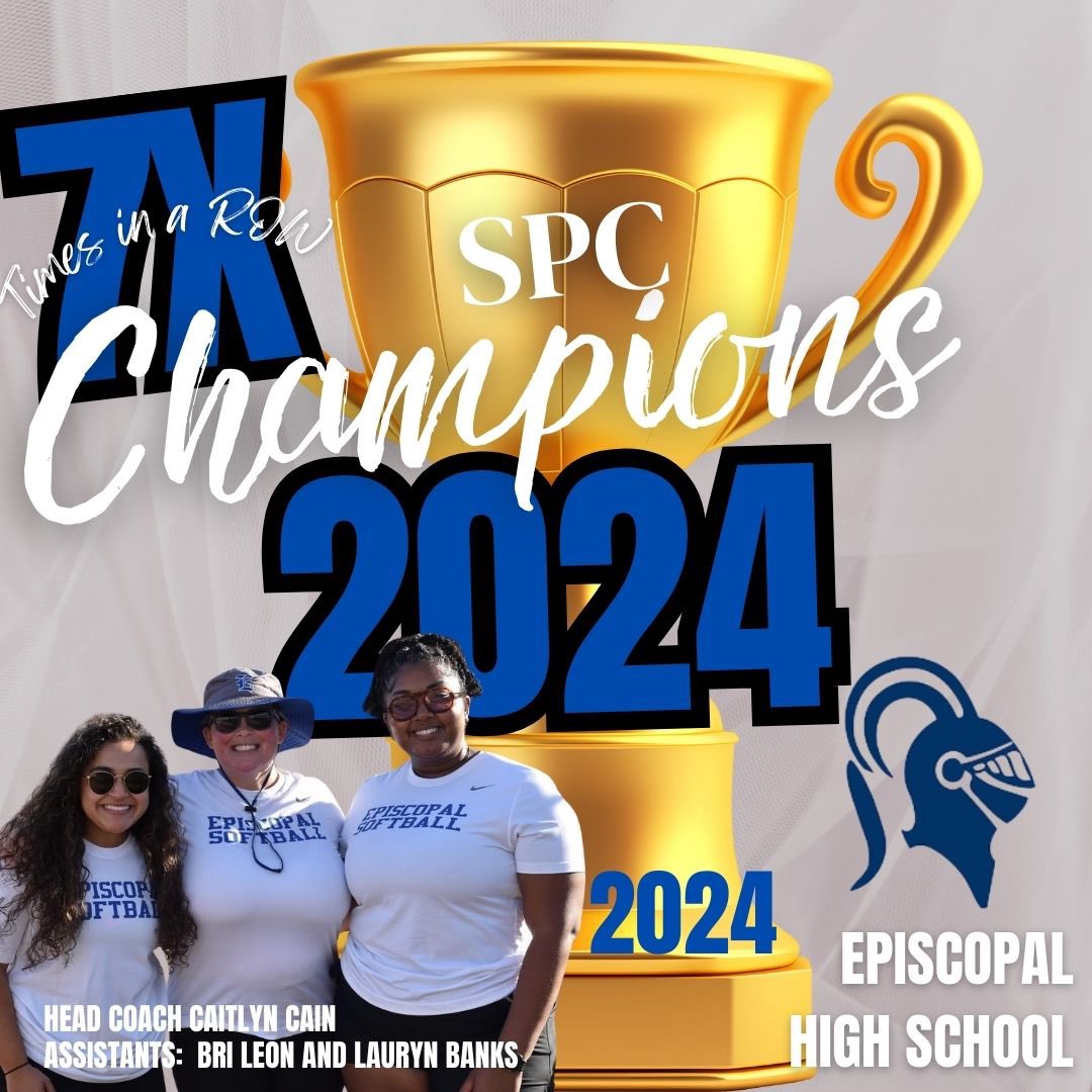 🎉Huge congratulations to Caitlyn Cain on clinching her seventh consecutive SPC Conference Championship victory at Episcopal High School! Also, a big shoutout to her assistant coaches Bri Leon, and Lauryn Banks, who‘ve been part of success of the both Blaze and Episcopal team!