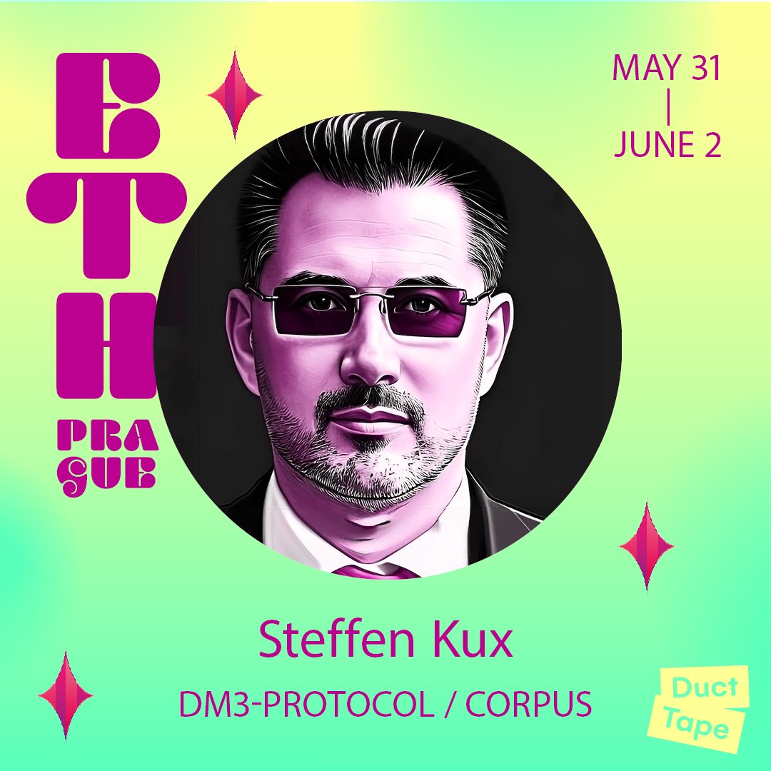 🔐 Wallet-2-wallet messaging must be secure, decentralized, private, & interoperable by design! Wanna learn more? Join @SteffenKux, co-founder of @cventurestudio, & CEO of @dm3protocol at ETHPrague! 🇨🇿 Apply to Hack! 👇 🌱 ETHPrague.com Tickets 👇 🎟️…