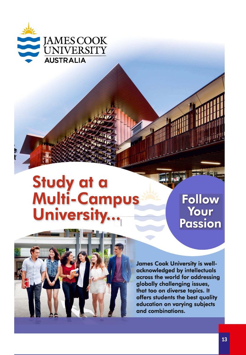 Apply now! 

#australianuniversity #australia #australiauniversities #australia #studyinaustralia #studyabroad #study #students #student #scholarships #internationaleducation #overseaseducation