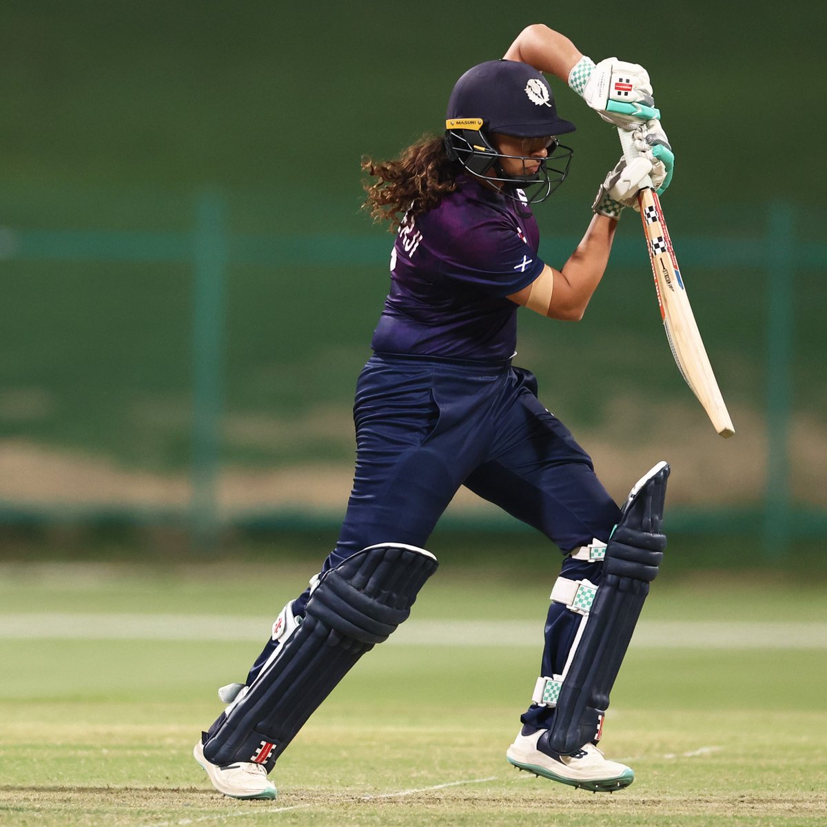 6️⃣ overs into the reply, and we are 23-4. Priyanaz Chatterji and Lorna Jack are in the middle. #FollowScotland