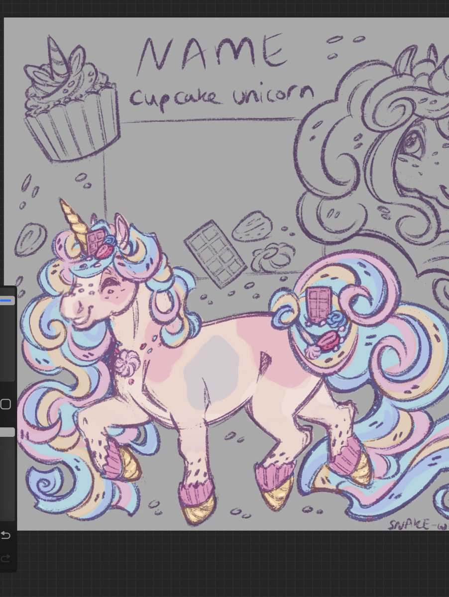 Concept for an adoptable 🧁🦄