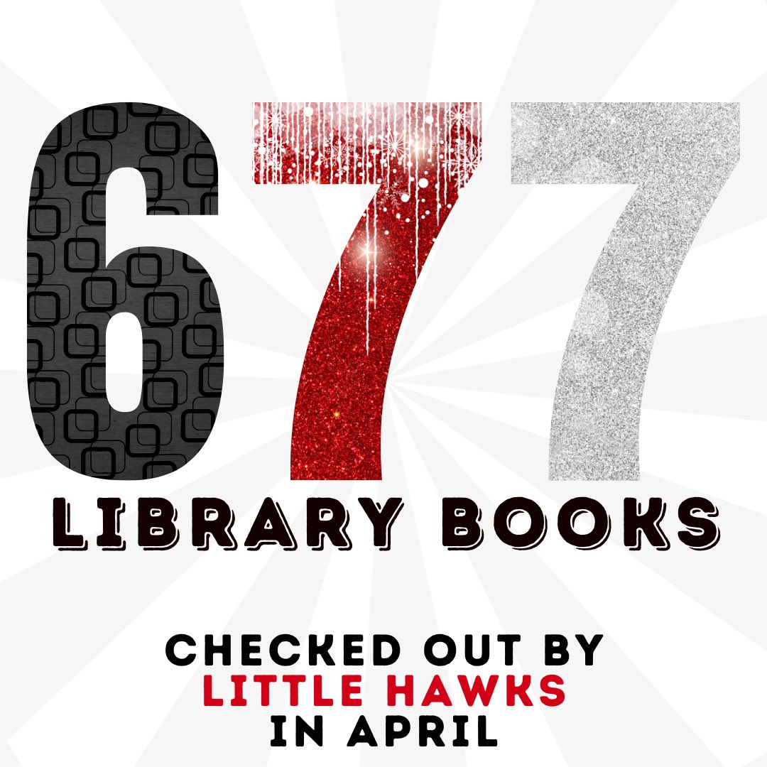 April Library Checkouts! #tstl