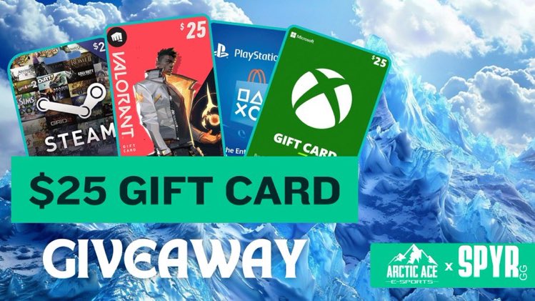 $25 Gift Card OR $25 CashGIVEAWAY    

👑To Enter You Must: 
✅Follow 
✅Tag 2 friends

Winner announced on May 12th! Must have Paypal for cash prize.

 #PS5 #SpyrGiveaway