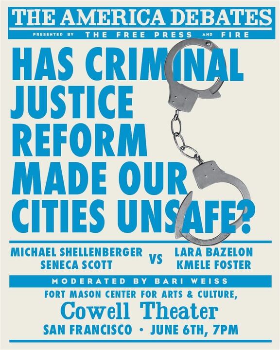 We announced this yesterday and have only ten tickets left...! Get them before we sell out. @shellenberger + @SenecaSpeaks21 versus @larabazelon + @kmele June 6. San Francisco. See you there. eventbrite.com/e/the-free-pre…