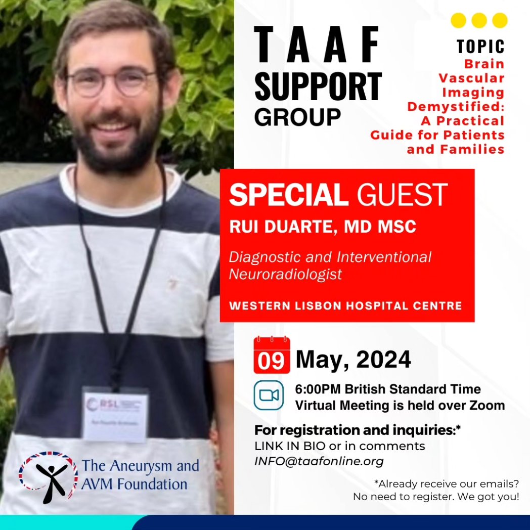 The Aneurysm and AVM Foundation (TAAF) tweet media