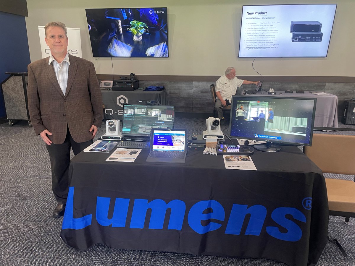 Lumens is exhibiting at the Sennheiser TopGolf event in Atlanta, GA. Our team member Andrew Mulazzi is there to give a presentation on our Pro AV solutions for conferencing environments. Stop by and say hello!