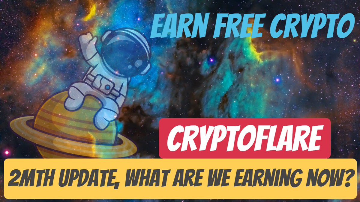 Cryptoflare, 2Mths Last Update, How Much Have We Earned? youtu.be/O_RWYGelhOE?si… via <a href="/YouTube/">YouTube</a> 
#new #cryptoflare #freecrypto #bitcoin #f2p #p2e #Tuesday