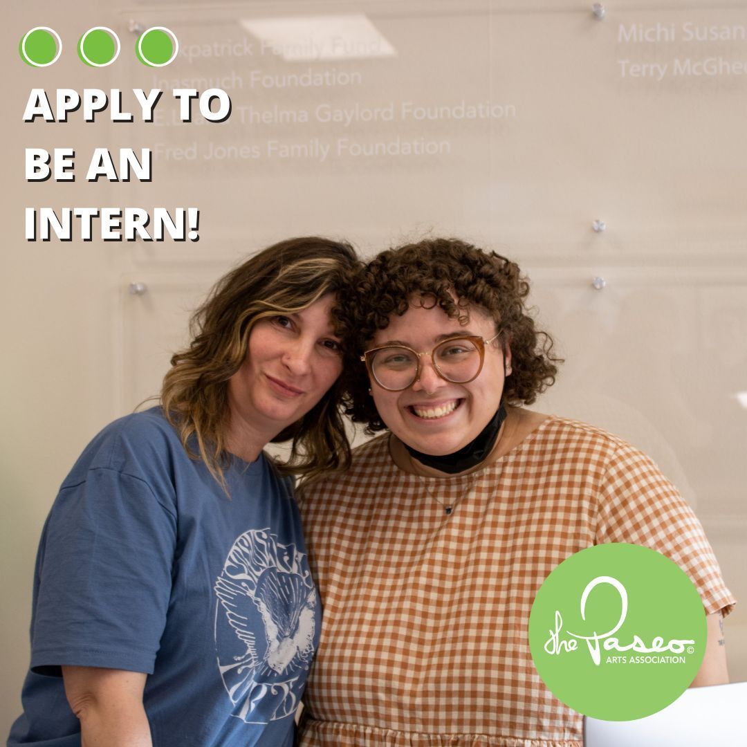 Students! Make the most of your summer by interning at the Paseo Arts Association! To apply, click the link below or email theresa@thepaseo.org with your resume and cover letter. 🎓 Learn more: buff.ly/47wOW3r
