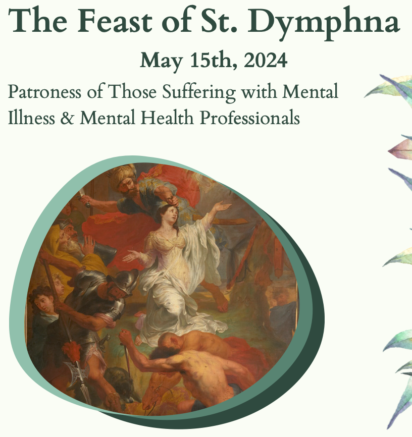 The Diocese of Toledo, in partnership with the Catholic Psychotherapy Association, is dedicating this week to raising awareness for mental health issues.

Mental health resources: toledodiocese.org/st-dymphna

List of recommended mental health professionals: 
toledodiocese.org/counseling