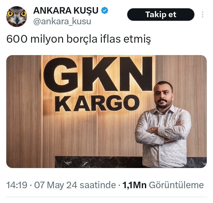 Bu GKN Kargonun sahibinin aslında 
ışıldayan göz Nebati olduğu söyleniyor 
Doğruysa eğer 
Alın size GS AKP ortaklığına bir kanıt daha