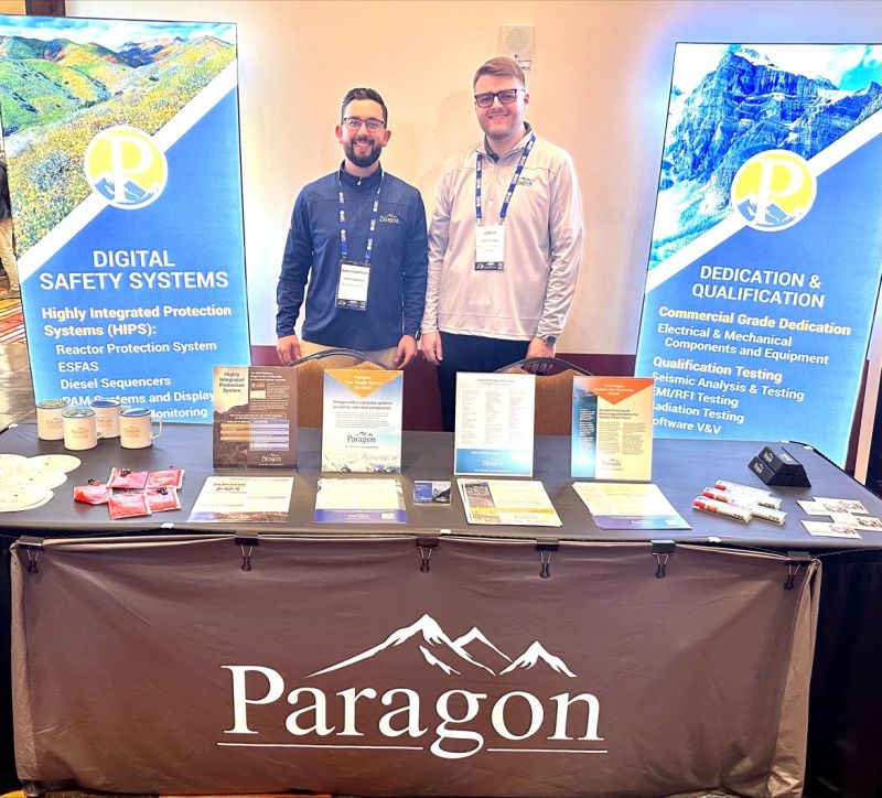 Paragon's Sean Thompson and James Cody Shipman at American Nuclear Society's Nuclear and Emerging Technologies for Space 2024 today!
Stop by the Paragon booth if you're in Santa Fe this week and connect with Sean and Cody!
#nuclearindustry #NETS2024 #Space #nuclearinnovation