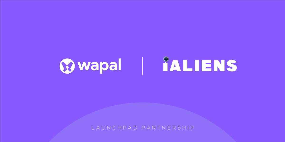 iAliensNFT's tweet photo. Shout out to @wapal_official , using their launch pad took so much stress of the day of mint! The team is really professional, friendly &amp; very responsive!

Without wapal, I don’t know if the ialiens invasion would be as successful as it is today. 

Here’s to the team at wapal🥂 https://t.co/XwGAwBixQ6