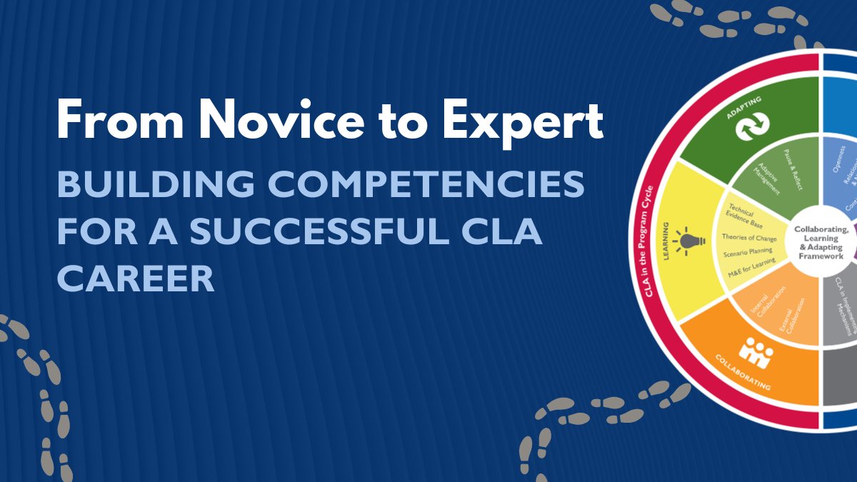 With the ten year anniversary of the 2024 USAID CLA Case Competition fast approaching, read this reflection (from a #CLA expert with @DexisConsulting) on building competencies for a successful CLA Career 💡 bit.ly/3y25Mel #USAIDCLACaseComp #USAIDLearningLab