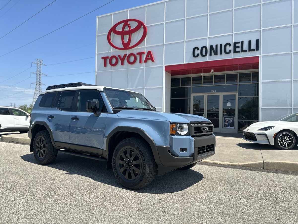 The all-new 2024 Toyota Land Cruiser has landed at Conicelli Toyota of Conshohocken! Come check it out! bit.ly/4btxtuM