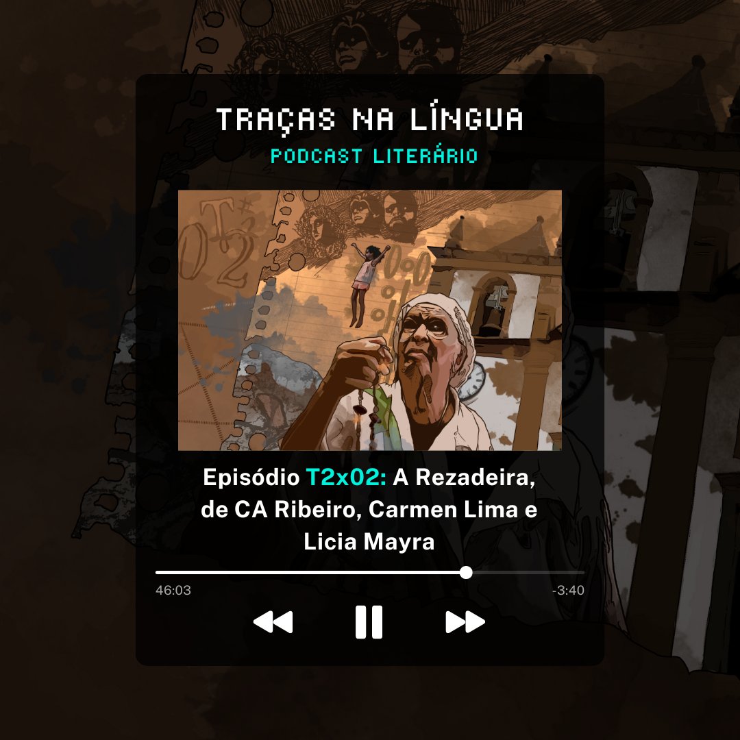 [RT?] Oi, gente. Eu organizo um clube de leitura focado em contos e gravo podcast com a bancada de leitores vorazes todo mês. Nós estamos publicando episódios no Spotify e demais agregadores.

O cast se chama Traças na Língua e tem EP novo, ouça aqui: open.spotify.com/show/7qAgpOftu…