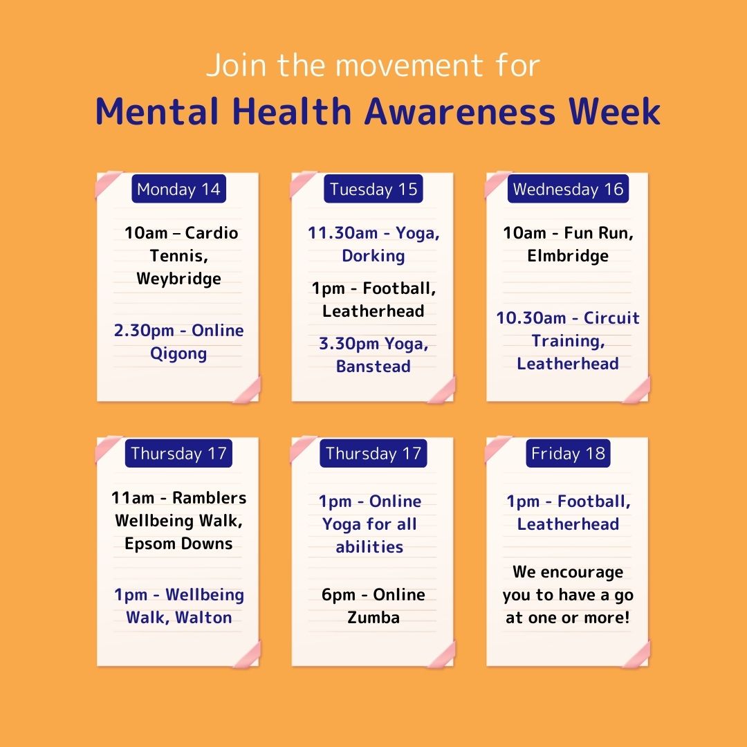 We’re joining the movement for #MentalHealthAwarenessWeek and offering lots of physical health activities to our clients this May to help you to explore what kind of movement works for you. Click the link below to have a look at what’s on offer: maryfrancestrust.org.uk/celebrate-ment…