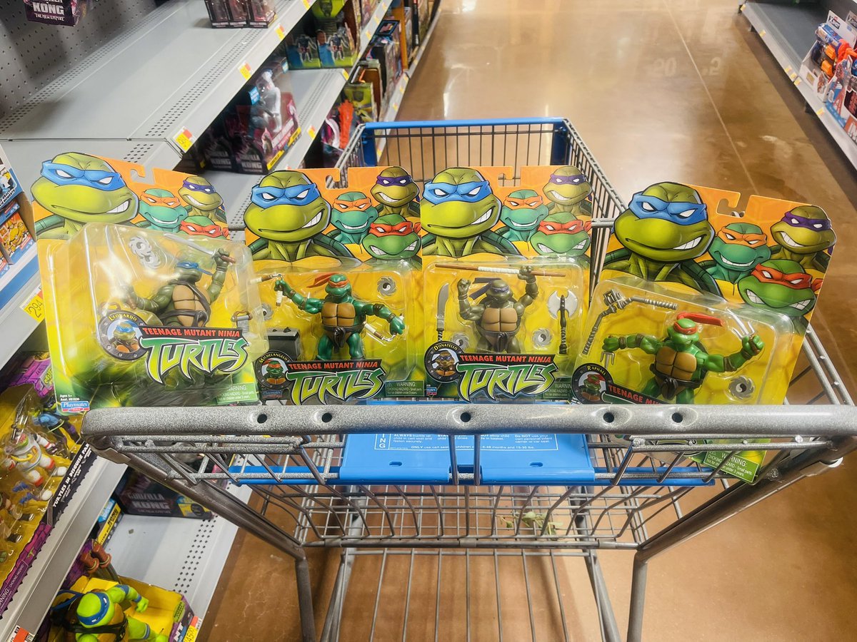 Yooo! Didn’t know these were out! Walmart is trying to get all of my money. 😂 #TMNT