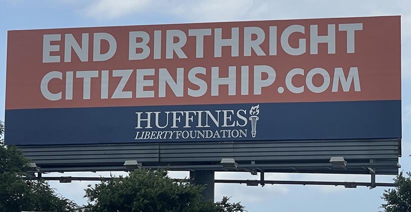 END birthright citizenship!