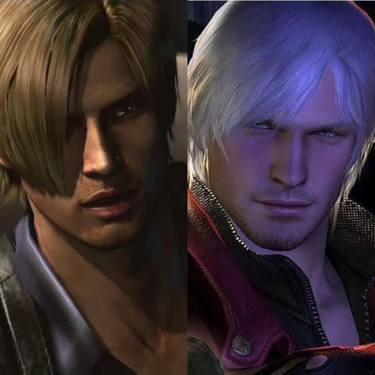 I love the art, but it reminds me of how Dante and Leon had identical faces at one point 😭