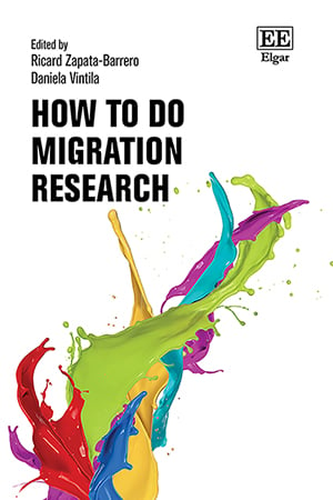 Forthcoming book 'How to do #migration research' by @ElgarPublishing (edited by Zapata Barrero and @Daniela_Vintila). Among contributers @jorgencarling, @ParvatiRaghuram, @fduvell, @AlbertKraler and others. Release planned on July 2024. See content here: e-elgar.com/shop/gbp/how-t…