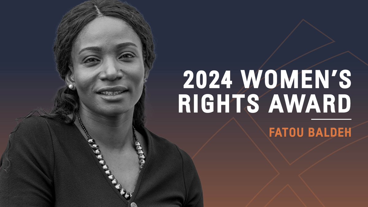 BREAKING: The #GenevaSummit2024 Women's Rights Award will go to women's rights hero and FGM survivor @BaldehF for her relentless fight to end female genital mutilation and gender-based violence in The #Gambia. Register to join us on May 15th ➡️ rb.gy/4b1xav