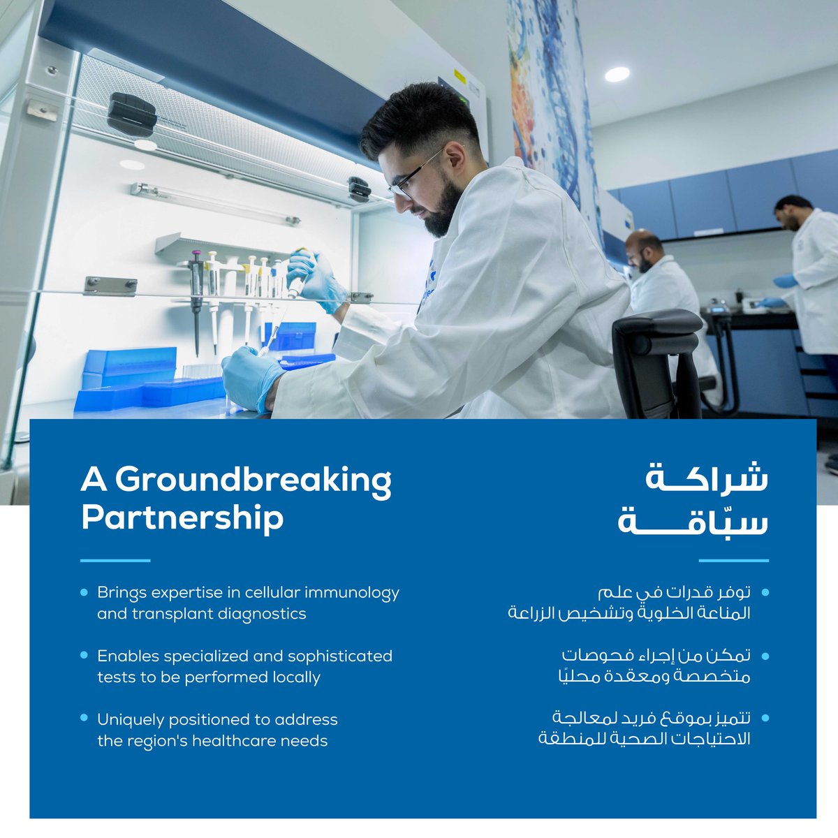Introducing OncoHelix-CoLab, a first-of-its-kind advanced molecular diagnostics & immune profile testing laboratory. In collaboration with @OncoHelix, the lab @BurjeelMediCity offers specialized diagnostic services for tailored healthcare solutions & improved patient outcomes.