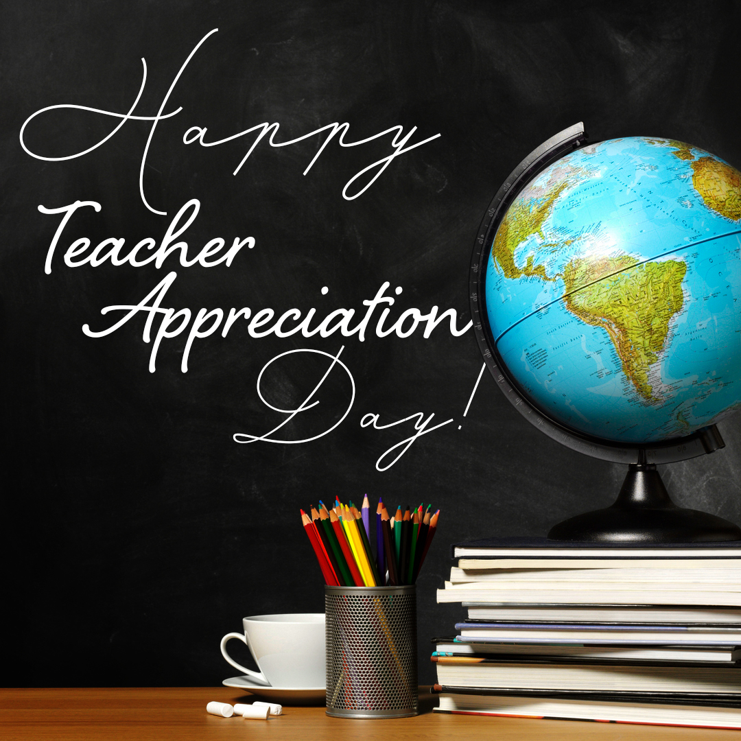 Happy #TeacherAppreciationDay to the superheroes in our classrooms! 📚🍎 Your hard work, creativity, and boundless compassion don't go unnoticed. ❤️ Thank you for the incredible dedication to nurturing and educating our children!

#HappyTeachersDay #Raleigh