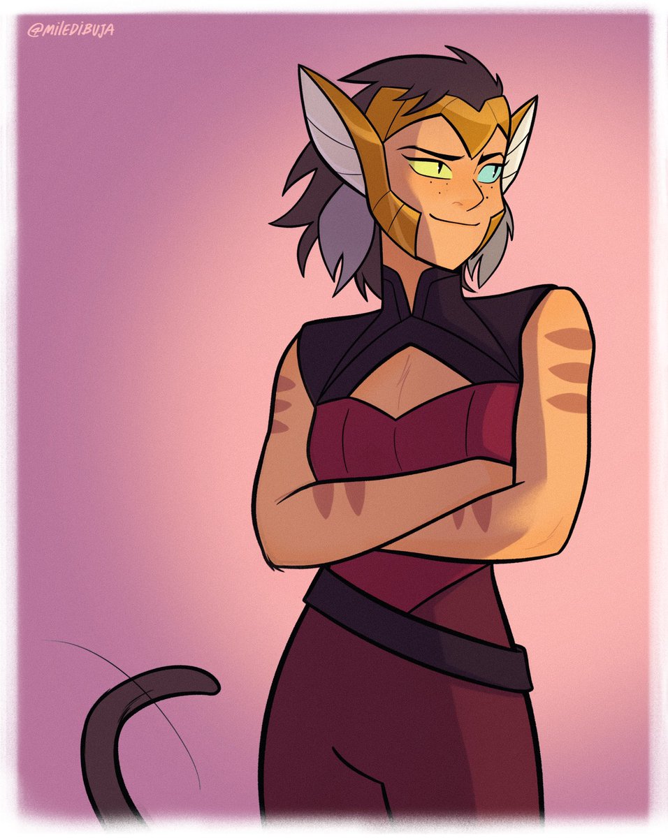 👉 Catra Commission! 
Thank you Sean 🫶
This Catra post war mask was inspired by a Valkyrie helmet 💅
Looking for a commission? 👇miledibuja.info@gmail.com