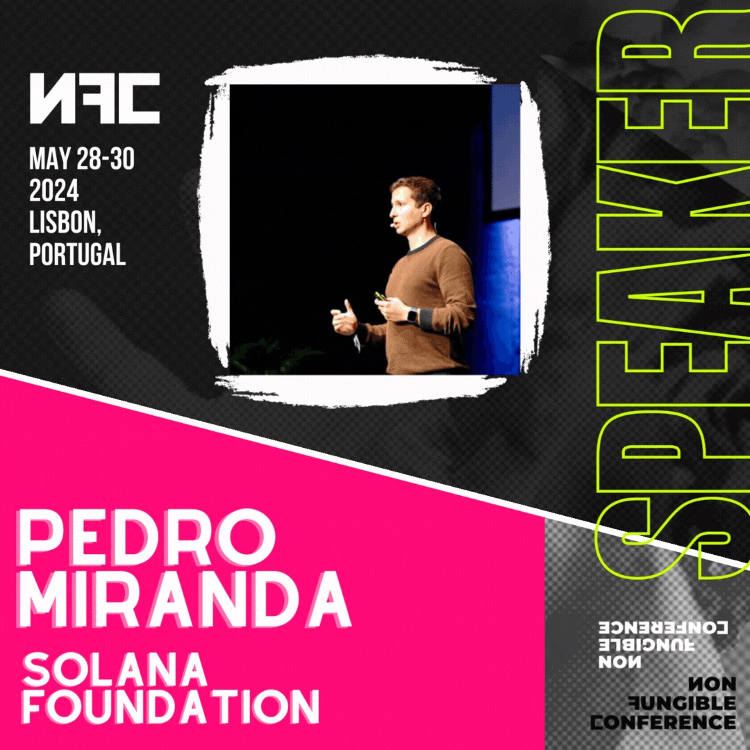 Excited to be speaking at @NFCsummit ! Catch me in Lisbon May 28th-30th to chat @Solana 🦾