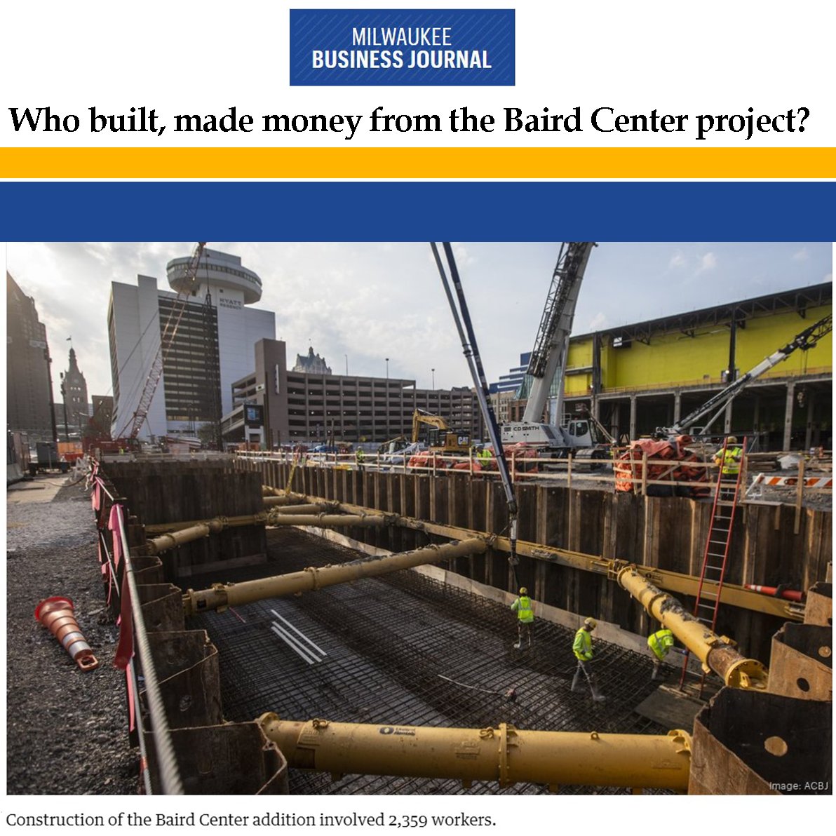 C.D. Smith Construction (@cdsmithinc) on Twitter photo Milwaukee's <a href="/BairdCenter/">Baird Center</a> expansion is generating buzz in the news, with articles highlighting its successful completion, economic impact, commitment to inclusion & role in leading national trends. Here's the latest: cdsmith.com/artsentertainm…
#buildingmore #milwaukee #wisconsin Milwaukee's <a href="/BairdCenter/">Baird Center</a> expansion is generating buzz in the news, with articles highlighting its successful completion, economic impact, commitment to inclusion & role in leading national trends. Here's the latest: cdsmith.com/artsentertainm…
#buildingmore #milwaukee #wisconsin