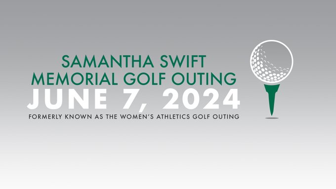 Join us June 7, 2024 at the Slippery Rock Golf Club and Events Center for the inaugural Samantha Swift Memorial Golf Outing. All proceeds from the event benefit SRU Women's Athletics! Click the link in our bio to register today! #slipperyrockuniversity #rockathletics