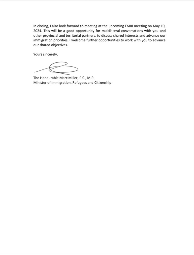 I am introducing a public policy to give open work permits to eligible temporary workers in Manitoba’s Expression of Interest pool under PNP. Within 2 years, we expect eligible candidates to receive an official nomination from Manitoba and become permanent residents.👇