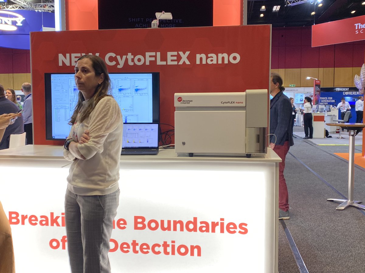 Cytometry_EPFL's tweet image. Happy to discover the Cytoflex nano from @BeckmanFlow in live at #cyto2024