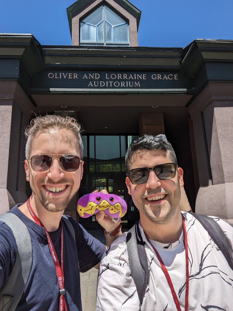 Indeed, @Xenofon_G and I just arrived at @CSHL. First day of a full week of exciting science and inspiring talks! If you're also at #BoG24 please reach out and let's connect. Looking forward to presenting our work on mitochondrial genetics at this meeting!