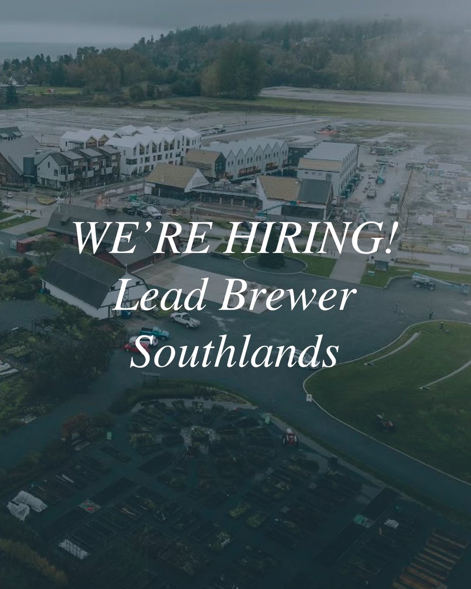 WE’RE HIRING // We are presently in search of a passionate and imaginative Lead Brewer to spearhead our brewing team and work closely with the Head Brewer in shaping our brewing program at our new Southlands location. instagram.com/p/C6orbA_RSel/…