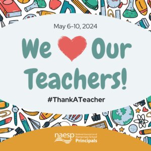 Shout out to all the amazing teachers. But there's one special education teacher I love most of all. ❤️😘#ThankATeacher #ThankAWife @NAESP