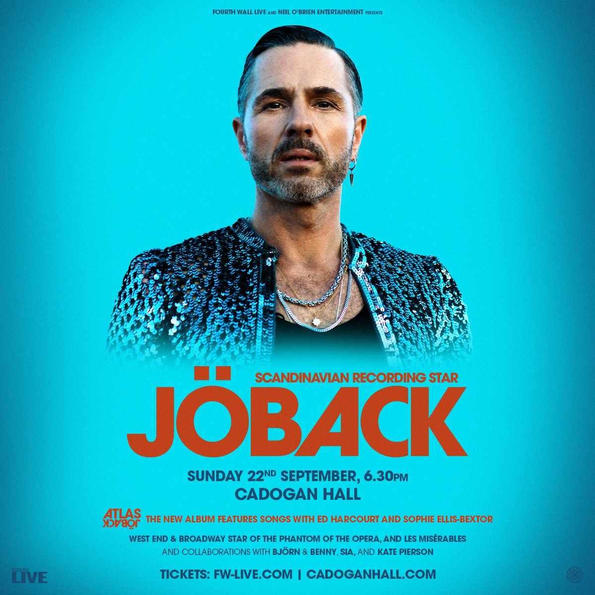 🎭NEWS🎭 - Recording artist & theatre star @PeterJoback to perform in concert at @cadoganhall on the 22nd September 2024 Exclusive pre-sale opens at 10am on the 9th May with general on-sale at 10am on the 10th May 2024 🎟️fw-live.com